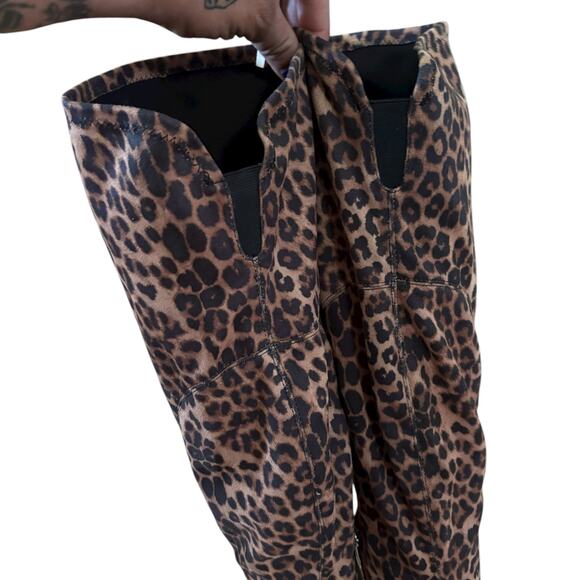 Marc Fisher (NWOT) Lully Leopard Over The Knee Block Heel Side Zip Boot sz 8 - Picture 7 of 13